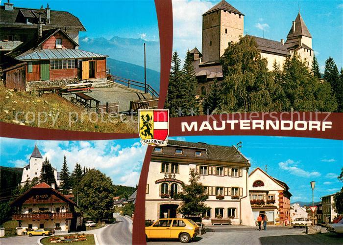 Mauterndorf Gasthaus Schloss Kirche Ortspartie