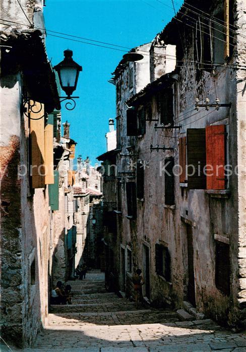 Rovinj Rovigno Istrien Croatia Gasse
