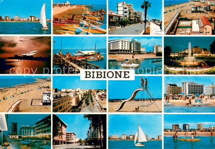 Bibione Teilansichten Strandpartien