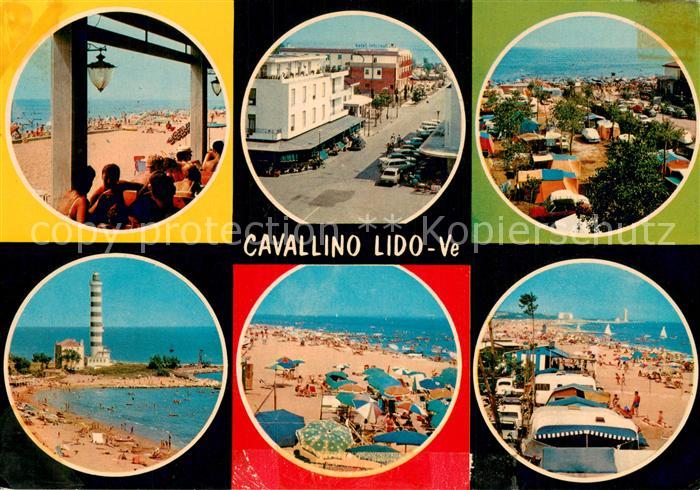 Cavallino Lido Venezia IT Teilansichten Camping Leuchtturm