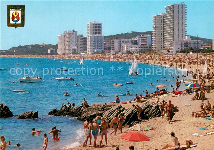 Playa de Aro Cataluna ES Vista general de la playa
