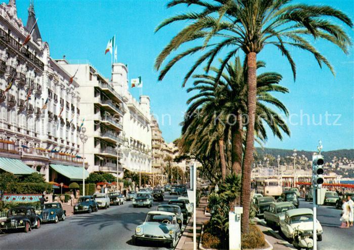 Nice  06 Nizza La Promenade des Anglais Hotel Royal et le Palais de la Mediterra