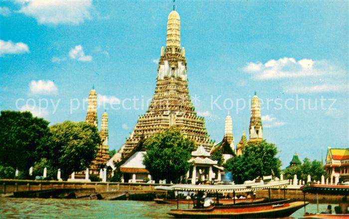 Dhonburi Thailand Scenery of the Temple of Dawn