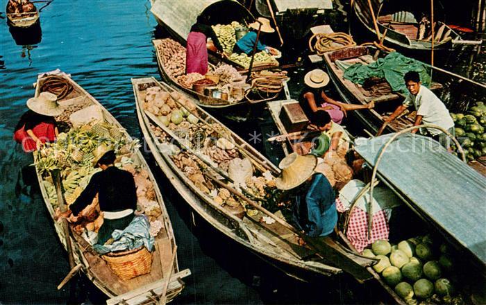 Bangkok Thailand Floating Market