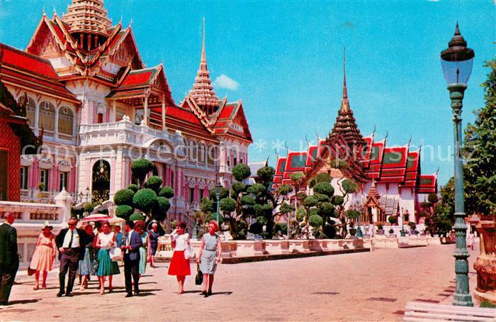 Bangkok Thailand The Royal Grand Palace Chakri and Dusit Maha Prasadh Throne Hal