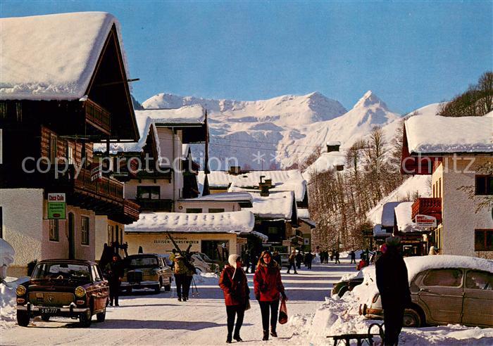 Hinterglemm Saalbach Dorfstrasse