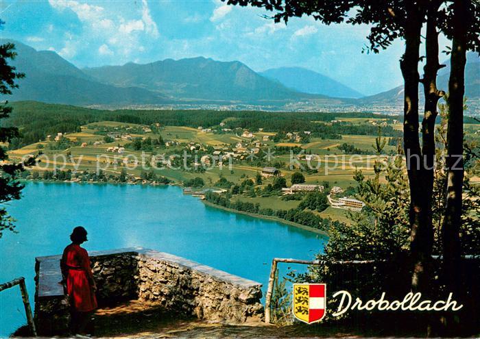 Drobollach Faaker See Blick vom Tabor