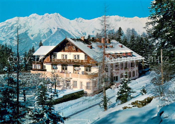 Patsch AT Hotel Gruenwalderhof mit Innsbrucker Nordkette