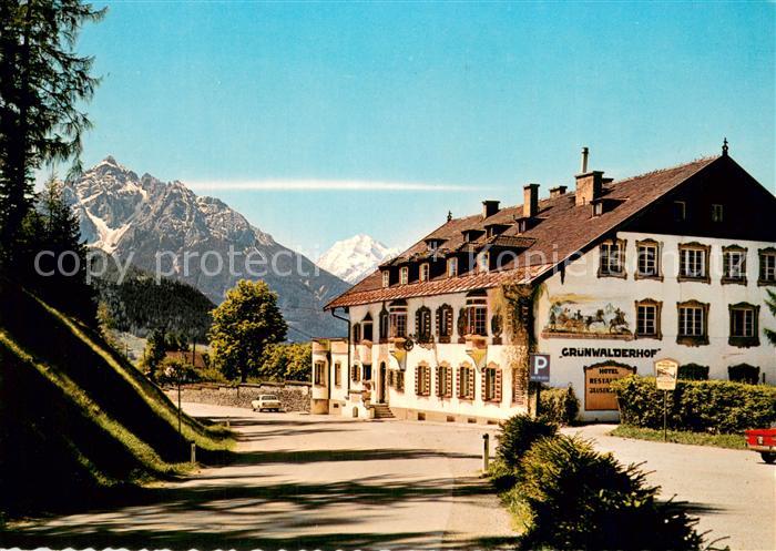 Patsch AT Hotel Gruenwalderhof mit Serles und Habicht