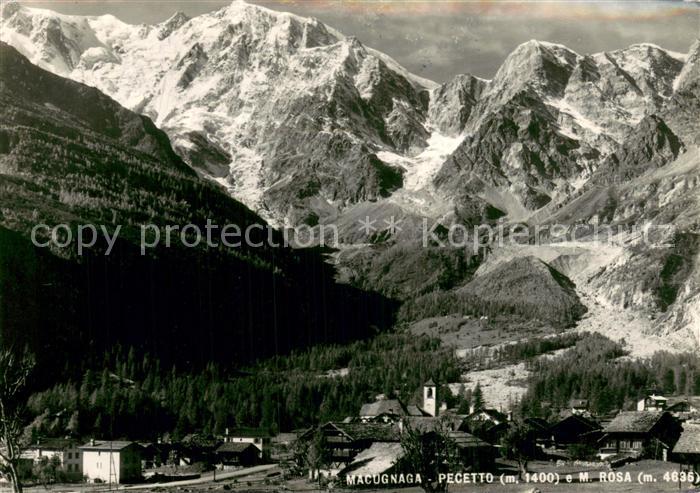 Macugnaga IT Pecetto e Monte Rosa