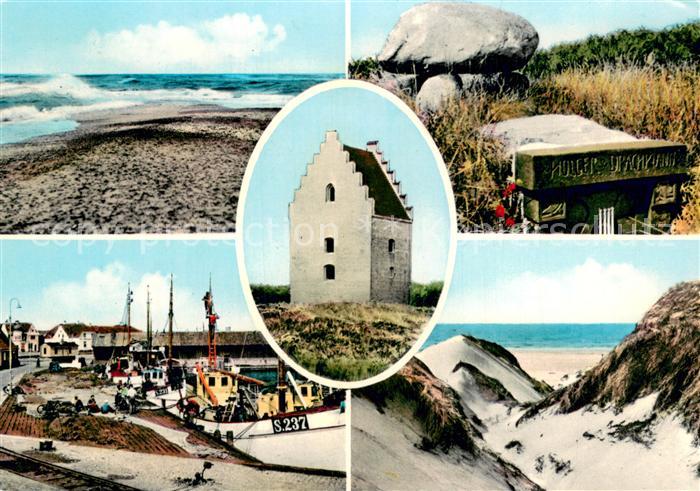 Skagen Teilansichten Hafen Duenen Strand