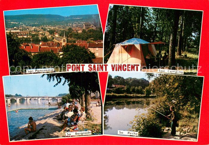 Pont-Saint-Vincent Son Panorama Son Camping Sa Baignade Sa Peche