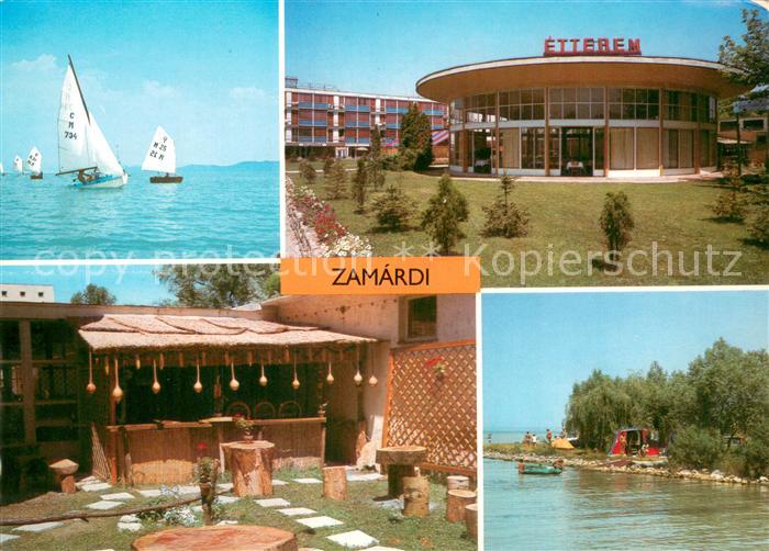 Zamardi HU Segelregatta Etteren Hotel Kiosk Seepartie