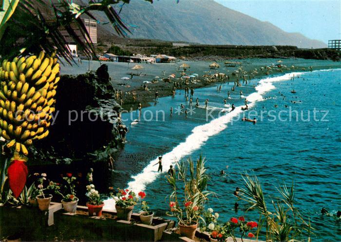 La Palma  Canarias ES Vista parcial de la playa de Puerto Naos en Los Llanos de