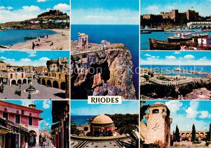 Rhodes Rhodos Greece Teilansichten