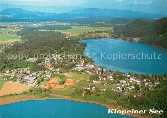 Seelach Klopeinersee Fliegeraufnahme