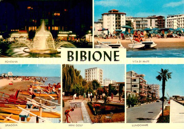 Bibione Fontana Vita di Mare Spiaggia Mini Golf Lungomare
