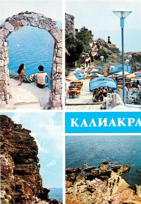 Kaliakra Bulgaria Felsentor Strand Fliegeraufnahme