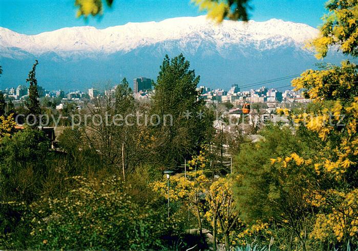 Santiago de Chile Vista de la ciudad desde el cerro San Cristobal