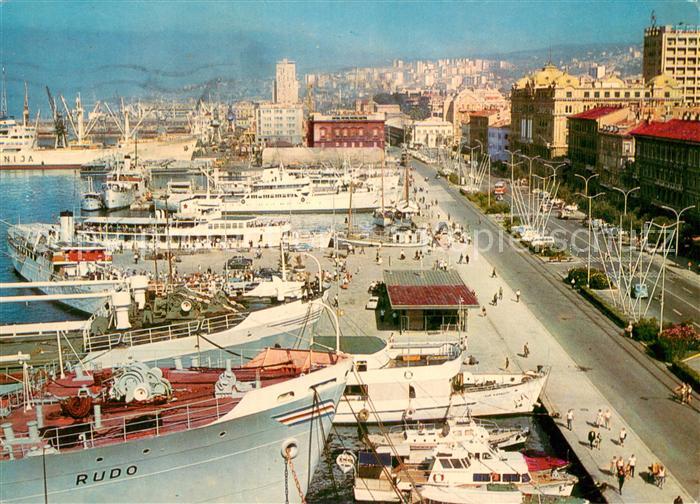 Rijeka Fiume Hafenpartie