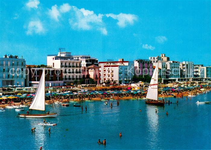 Cattolica  Provincia Rimini IT Alberghi e Spiaggia visti dal mare