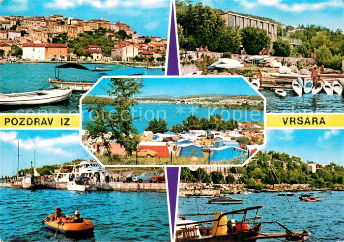 Vrsar Istria Croatia Teilansichten Camping Strand