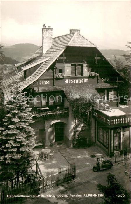 Semmering Niederoesterreich Pension Alpenheim Hoehenluftkurort