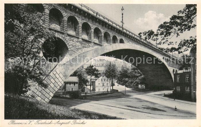 Plauen  Vogtland Friedrich August Bruecke