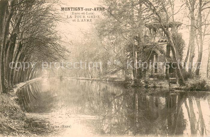 Montigny-sur-Avre La Tour Grise et l'Avre