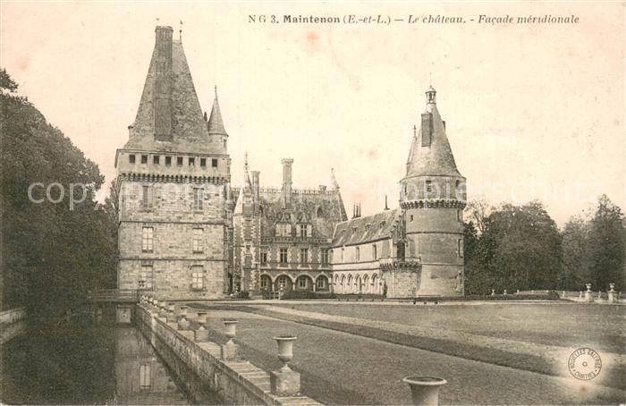 Maintenon 28 Le Chateau Facade meridonale