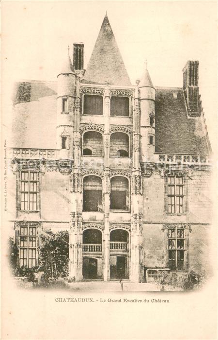 Chateaudun 28 Eure-et-Loir Le Grand Escalier du Chateau