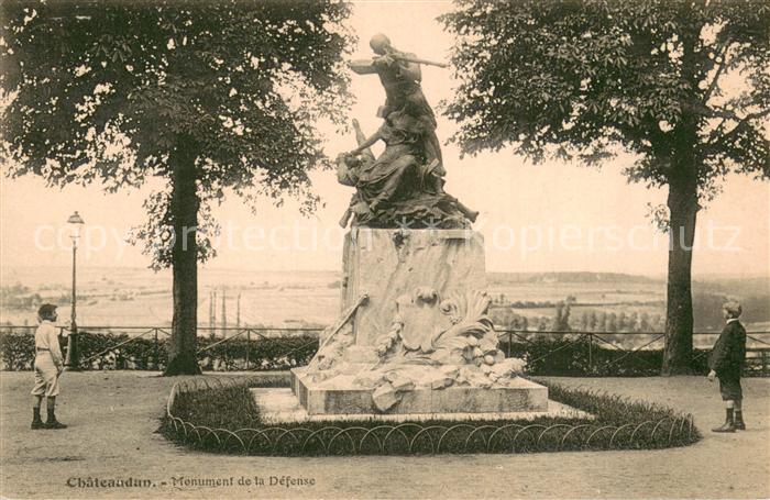 Chateaudun 28 Eure-et-Loir Monument de la Defense
