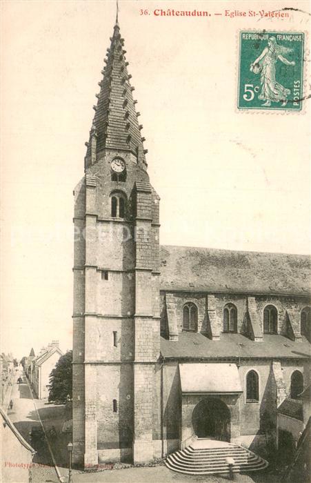 Chateaudun 28 Eure-et-Loir Eglise St Valerien