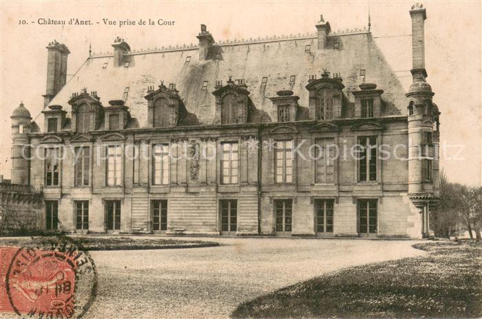 Anet 28 Chateau d’Anet Vue prise de la Cour