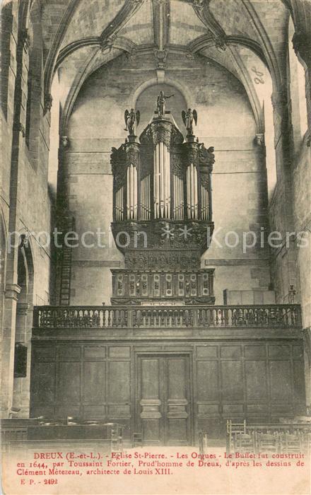 Dreux 28 Eglise St Pierre Les Orgues
