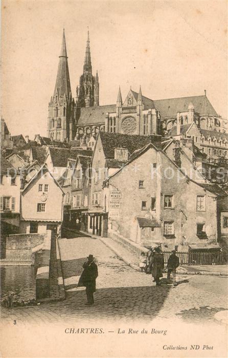 Chartres 28 La Rue du Bourg