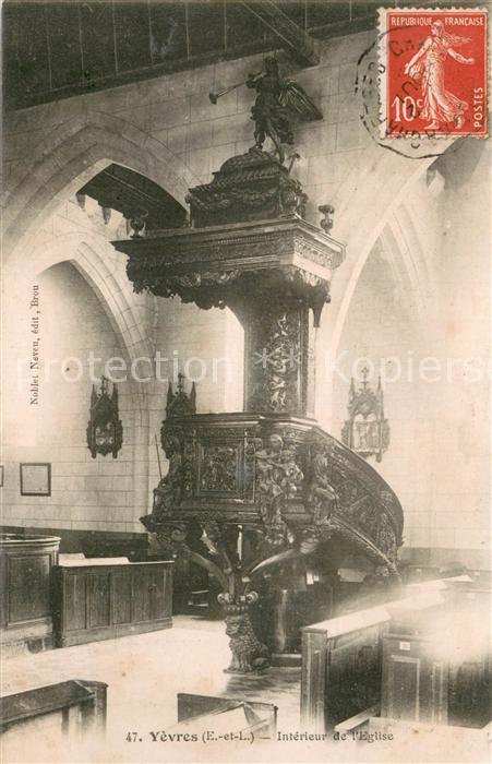 Yevres 28 Eure-et-Loir Interieur de l'Eglise