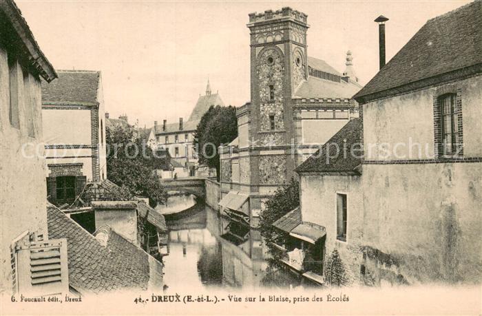 Dreux 28 Vue sur le Blaise prise des Ecoles