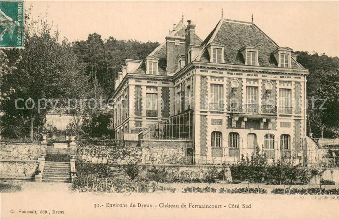 Dreux 28 Chateau de Fermaincourt Cote Sud