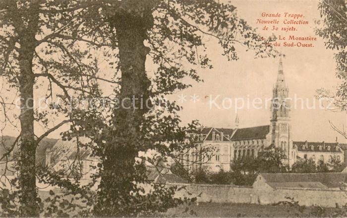 Grande Trappe Abbaye de la Soligny-la-Trappe 61 Le Monastere vu du Sud Ouest