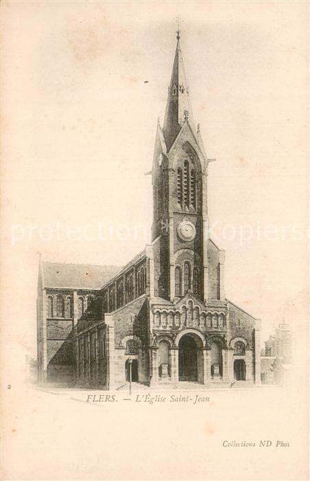 Flers 61 Orne Eglise Saint Jean