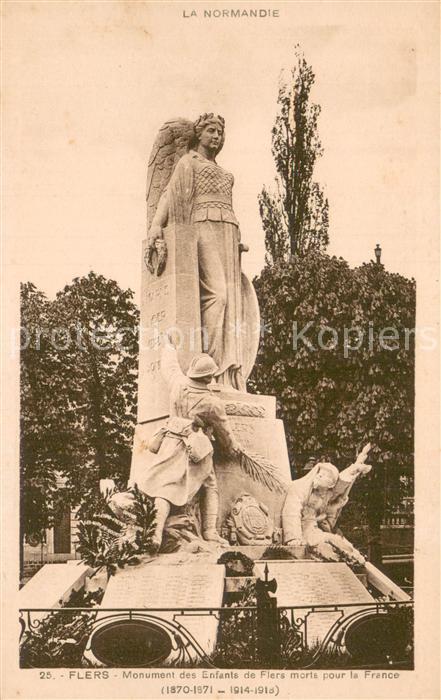 Flers 61 Orne Monument des Enfants de Flers morts pour la France