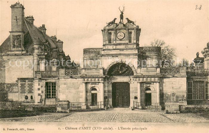 Anet 28 Chateau d’Anet l’Entree principale