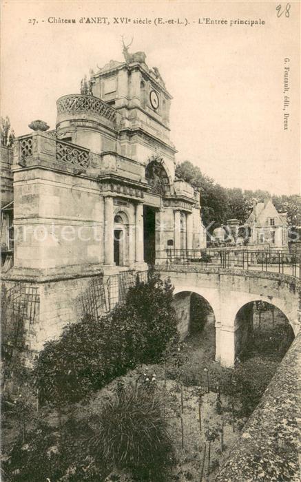Anet 28 Chateau d’Anet l’Entree principale