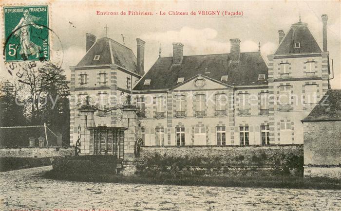 Pithiviers 45 Loiret Le Chateau de Vrigny Facade