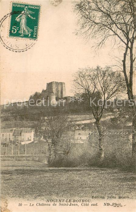 Nogent-le-Rotrou Le Chateau de Saint Jean cote sud