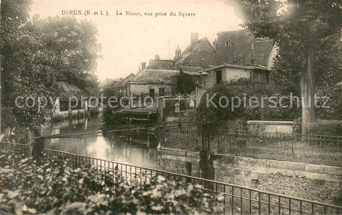 Dreux 28 La Blaise Vue prise du Square