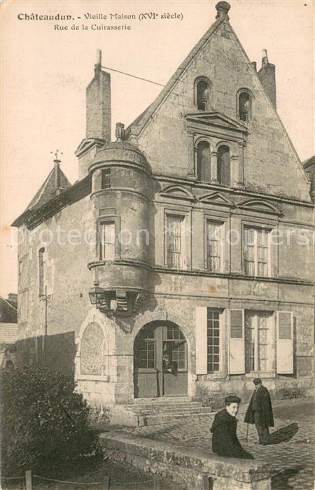 Chateaudun 28 Eure-et-Loir Vieille Maison XVIe siècle Rue de la Cuirasserie