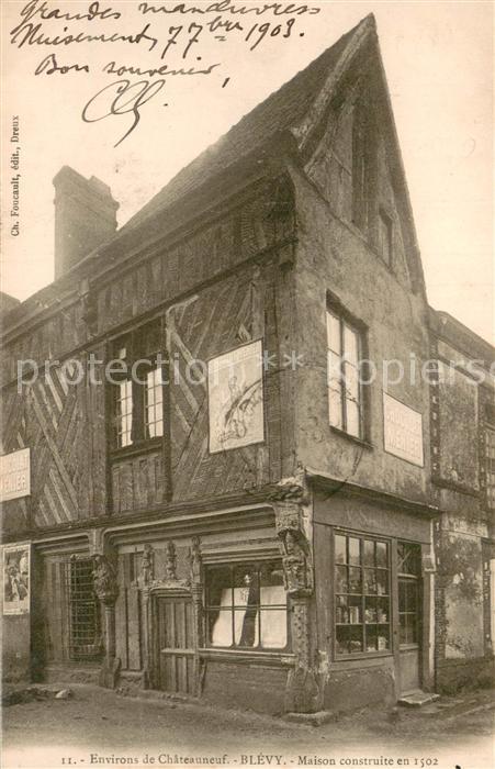 Blevy Maillebois 28 Maison construite en 1502