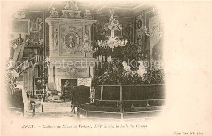 Anet 28 Chateau de Diane de Poitiers XVIe siècle Salle des Gardes